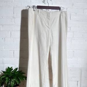 J Crew Wide Leg City Fit Pale Yellow Pants-Size 6